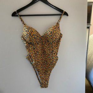 Floral Print One Piece